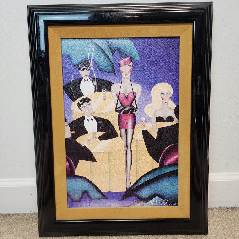 Robin Morris Cigars, Cigarettes Reprint Wall Art Signed Numbered Deco 1989
